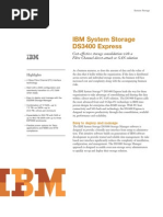 IBM System Storage DS3400 Express