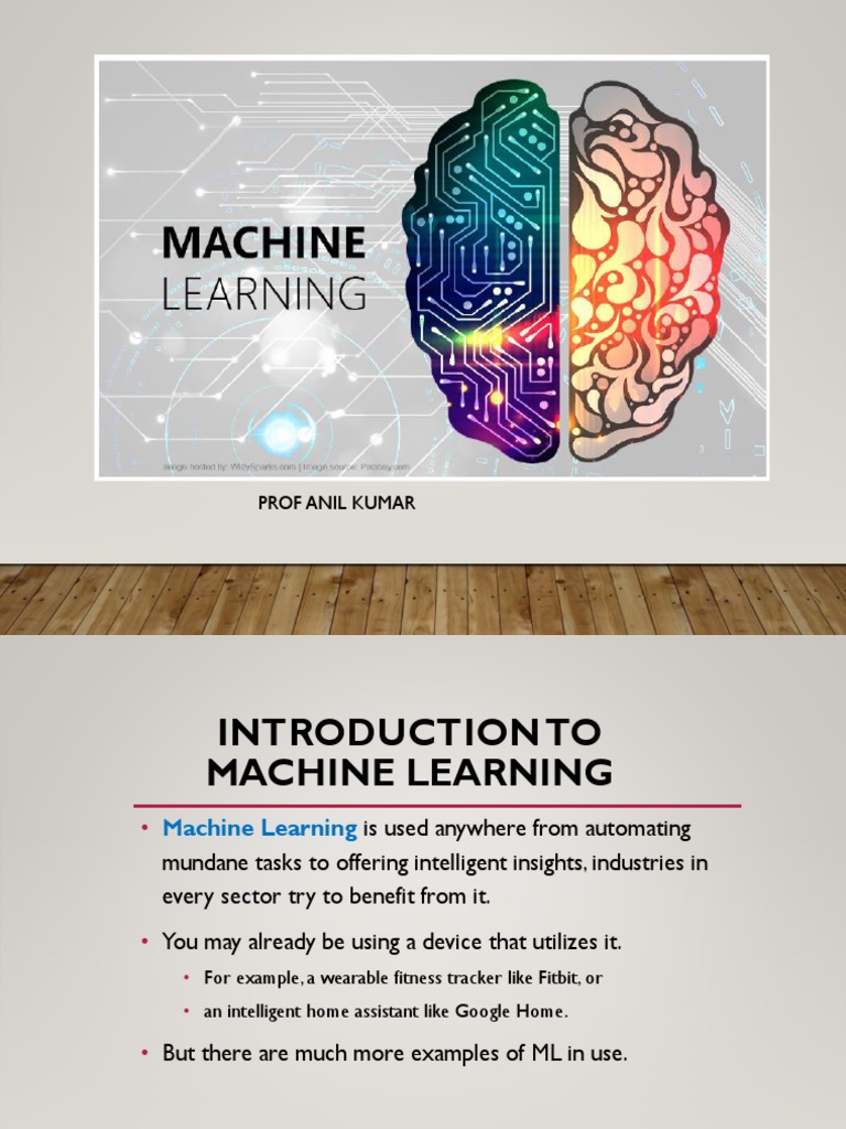 Intro To Machine Learning | PDF | Machine Learning | Statistical ...
