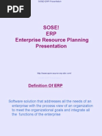 Sose! ERP Enterprise Resource Planning Presentation