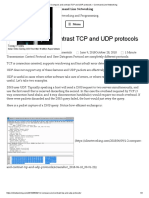 Compare TCP vs UDP Protocols