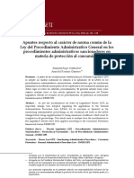 Apuntes respecto al carácter de norma común de la Ley del procedimiento administrativo general en los procedimientos administrativos sancionadores