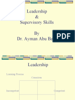 Leadership & Supervisory Skills