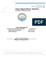 Iot Based Smart Agriculture System: Entry