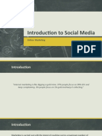 Introduction To Social Media: Online Marketing