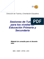 Tutoria Primaria y Secundaria Ditoe