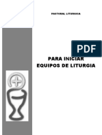 CURSO DE LITURGIA - PARA INICIAR EQUIPOS DE LITURGIA