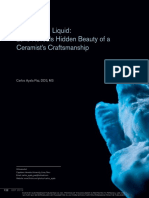 Powder and Liquid: Lens Reveals Hidden Beauty of A Ceramist's Craftsmanship