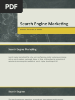 Search Engine Marketing: Introduction To Social Media