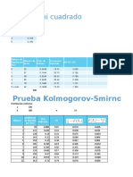 Formulas Chi-Cuadrado y Kolmogorov