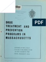 Drug Treatment and Prevention Programs in Massachusetts