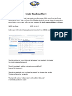 Grade Tracking Sheet 1