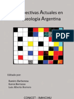Perspectivas Actuales en La Arqueología Argentina (IBarbarena, Borrazzo & Borrero)