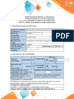 Definir El Problema Legal Empresarial