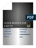 8-Bit PC Clock Module Circuit Design
