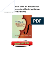 Tonal Harmony Guide to 20th Century Music