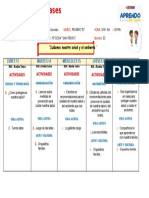 Planificador de Actividades Semana 2 Primero B