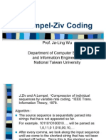 Data Compression Lempel Ziv Coding