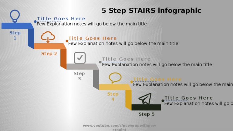 5.create 5 Step STAIRS Infographic | PDF