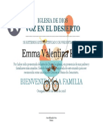 Certificado Emma