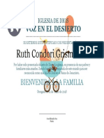 Certificado Rutth