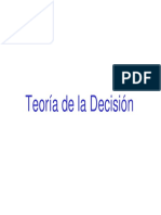 Teoria de Desiciones