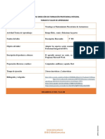 Proceso Dirección de Formación Profesional Integral Formato Taller de Aprendizaje