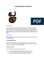 Feng Shui Measurements in Inches