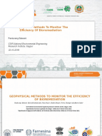 Geophysical Methods To Monitor The Efficiency of Bioremediation