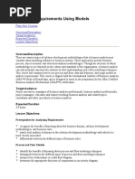 Analyzing Requirements Using Models