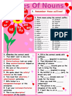 Suffixes of Nouns - 47318