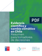Evidencia Científica y Cambio Climático en Chile