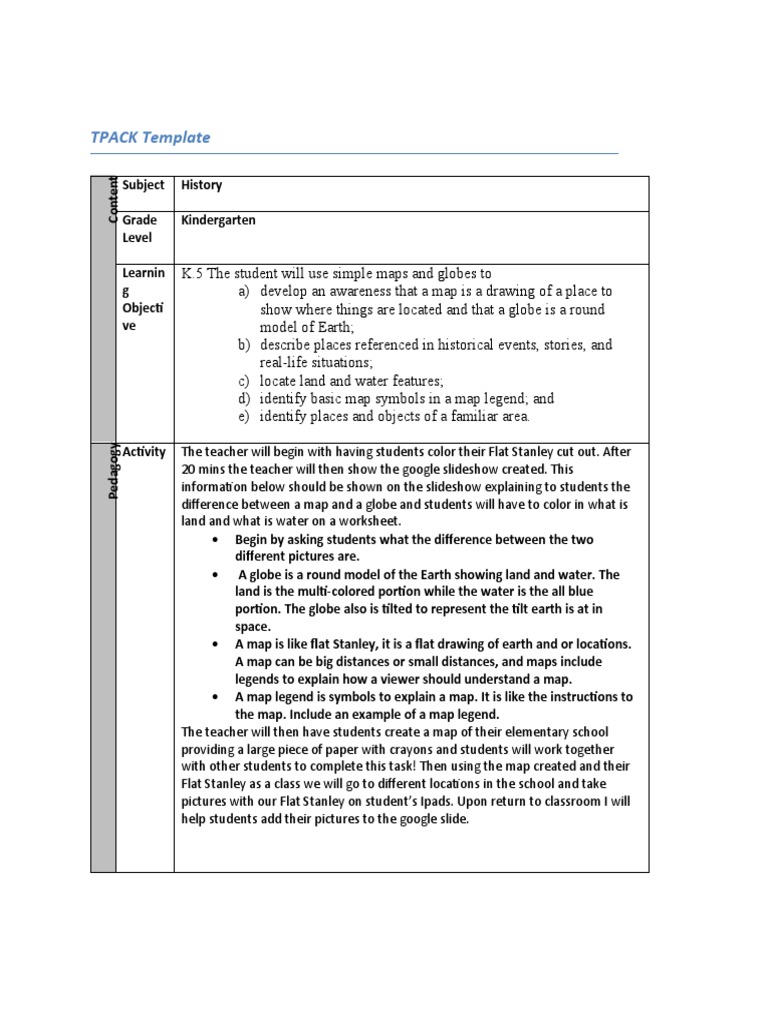 Lesson Plan Maps and Globes | PDF | Map | Teachers