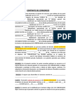 Contrato de consorcio para negocio de producción