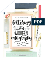 Lettering and Modern Calligraphy A Begin PDF