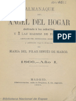 Almanaque Del Ángel Del Hogar. 1866 PDF