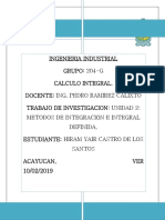 CALCULO INTEGRAL Unidad II