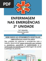 NOITE-AULA ENFERMAGEM NAS EMERGÊNCIAS  UNIDADE 2