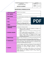 Formato Planeacion Por Semanas Matematica