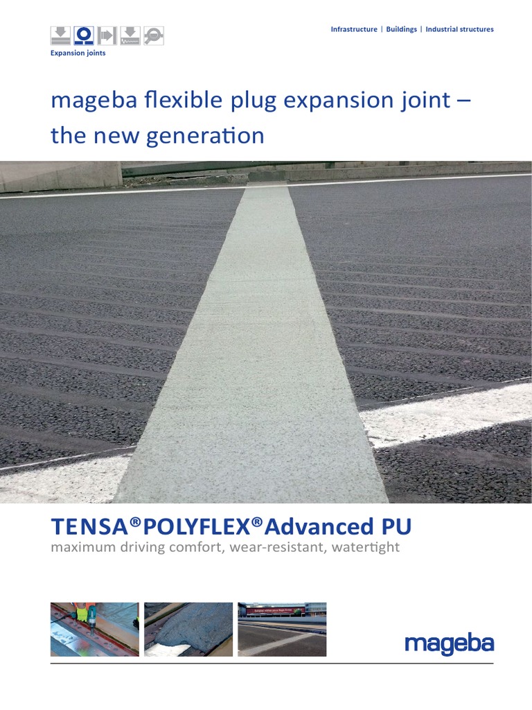 Mageba Flexible Plug Expansion Joint The New Generation TENSA