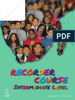 Recorder Course For Beginners - English - Intermediate Level - Reduced