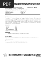 Analysis and Design of Reinforced Concrete - II