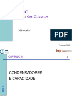 TCIRC - Cap3 - Condensadores e Capacidade