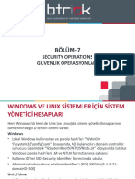 CISSP Sınavına Hazırlık Ve Bilgi Güvenliği Kontrolleri Eğitimi Sunumu - Bölüm 7