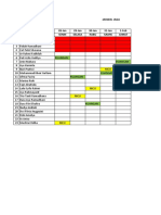 Jadwal Jaga 2019 Minggu 9