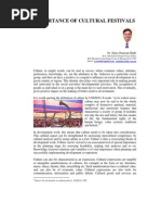 Download Importance of Cultural Festivals by Er Satya Narayan Shah SN45987213 doc pdf