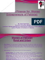 South Asia Policy Dialogue On Women's Economic Empowerment Through Entrepreneurship - Access To Finance For Women Entrepreneurs of Pakistan by Ms. Aasia Saail Khan PDF