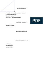 Formato Evaluación Paciente