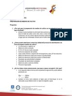 Preguntas Preparación de Medios de Cultivo PDF