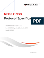 Mc60 GNSS: Protocol Specification