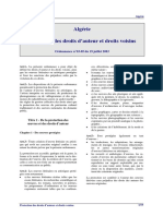 Algerie Ordonnance 2003 05 Droits Auteur